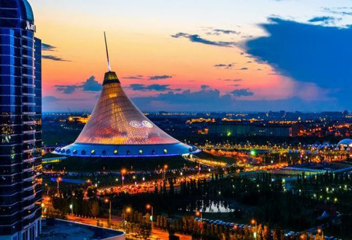 astana tourist map